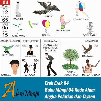 Erek Erek 04 | Buku Mimpi 04 Kode Alam Pelarian dan Taysen